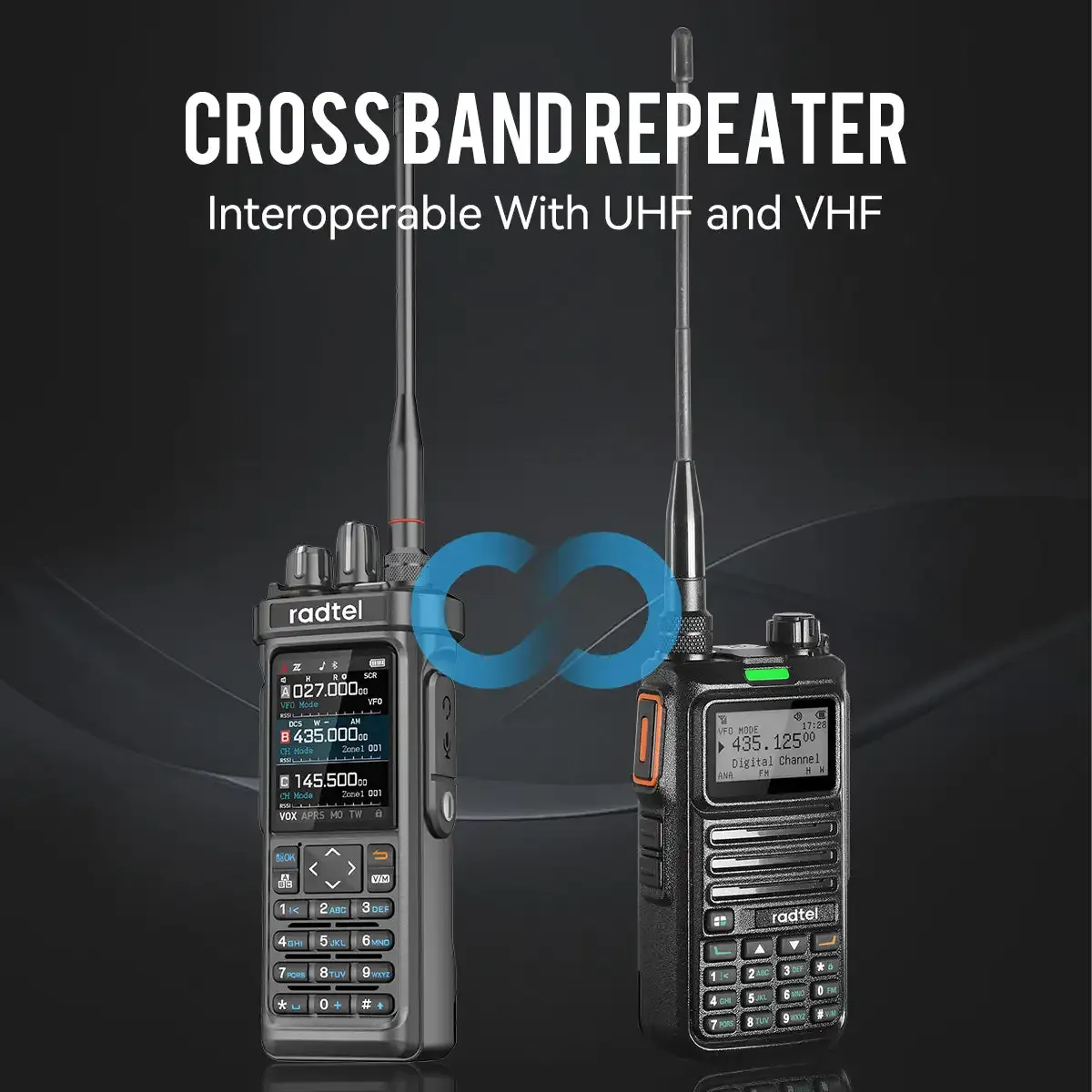 Radtel RT-950 Mehrband-Funkgerät mit GPS, APRS und Bluetooth