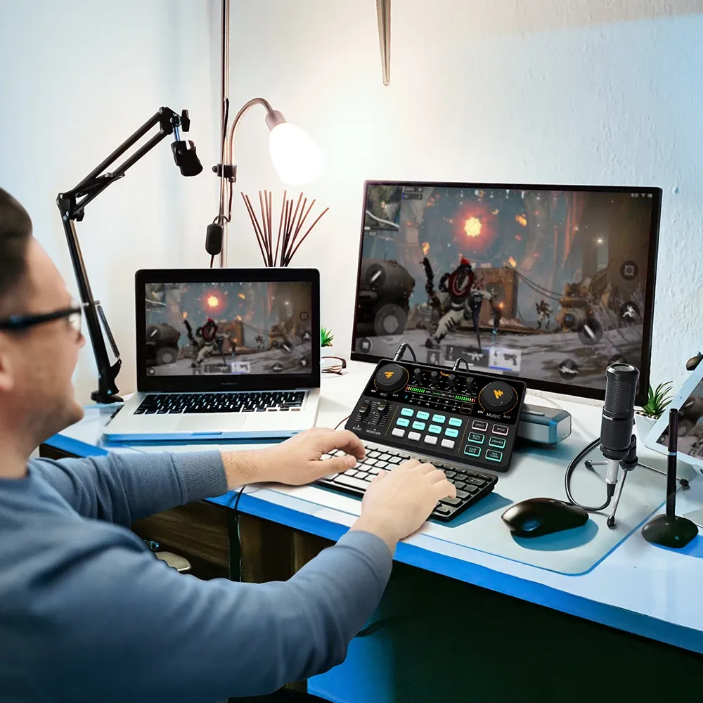 MaonoCaster AM200-S1 Podcast-Interface-Set mit Mikrofon