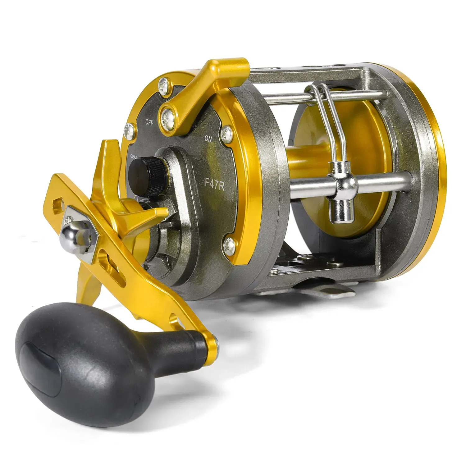 Sougayilang Baitcasting-Trollingrolle mit 28-kg-Bremse