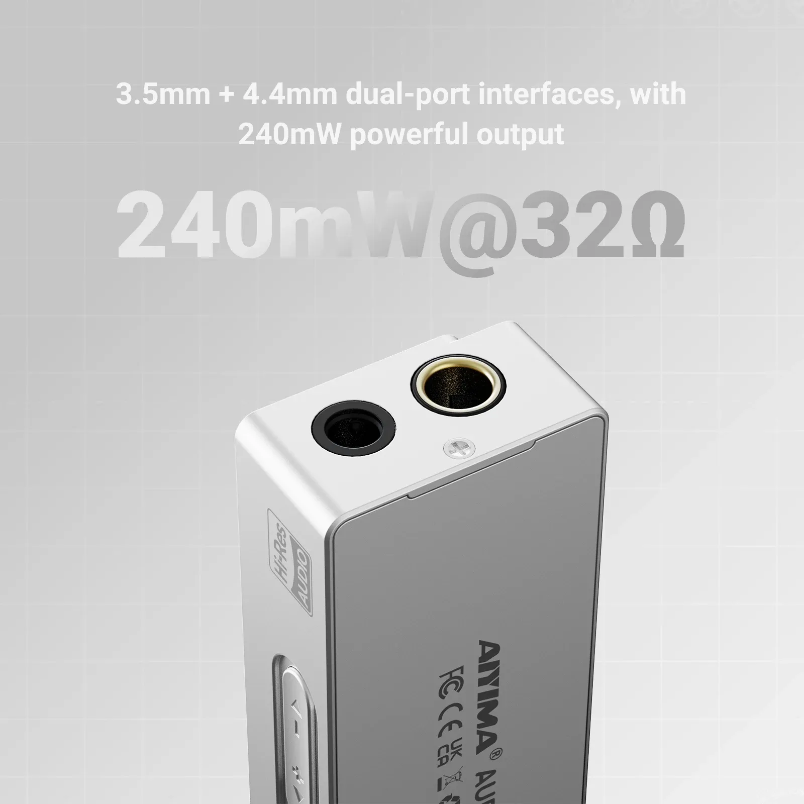 AIYIMA H4 USB-DAC und Kopfhörerverstärker mit OLED