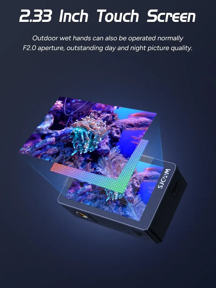 SJCAM SJ8 Pro 4K Actionkamera mit Dual-Display