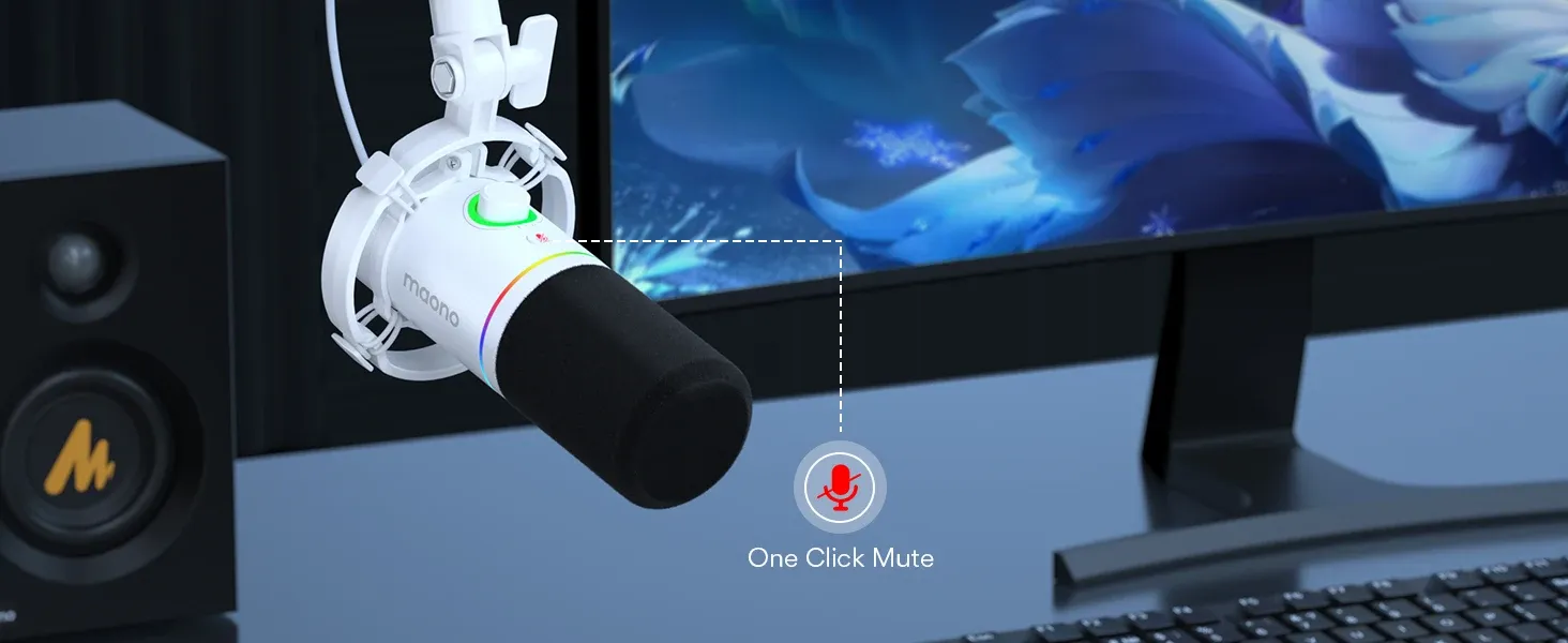 Maono PD200X Dynamisches XLR/USB-Mikrofon für Gaming und Streaming