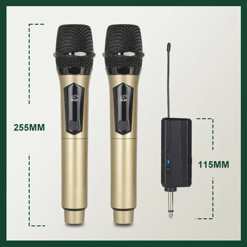 Haomuren kabelloses Handmikrofon für Karaoke, Live und Events